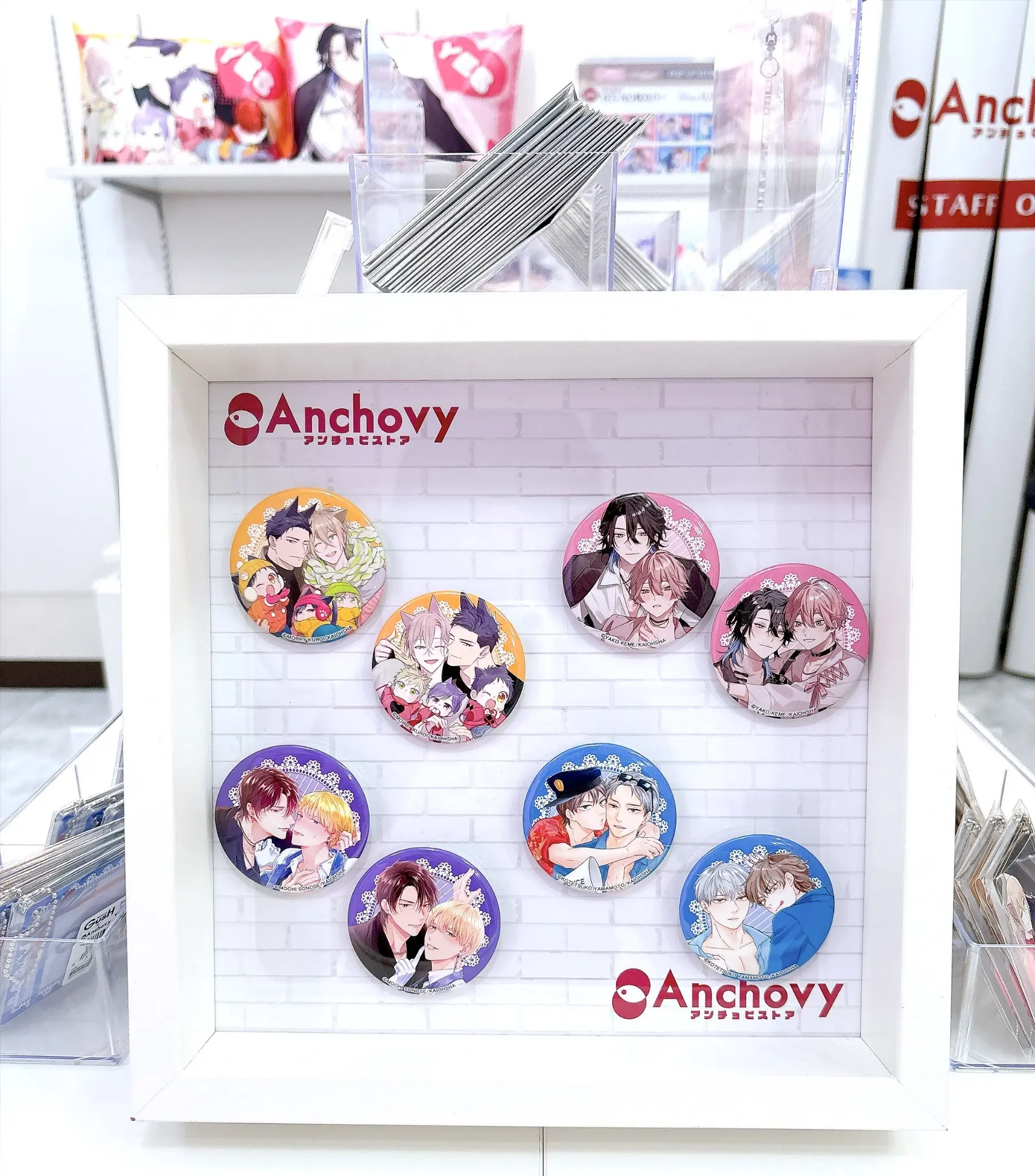 GUSH × Anchovy POP UP STOREのフォトスポット